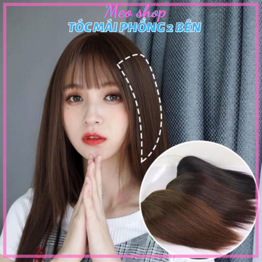 TÓC KẸP PHỒNG CHÂN TÓC gồm 2 bên - Phím làm phồng tóc 2 bên