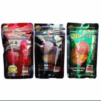 COMBO THỨC ĂN CHO CÁ LA HÁN OKIKO ĐEN XANH ĐỎ A006. GIÚP TĂNG ĐẦU, MÀU, CHÂU CHO CÁ LA HÁN