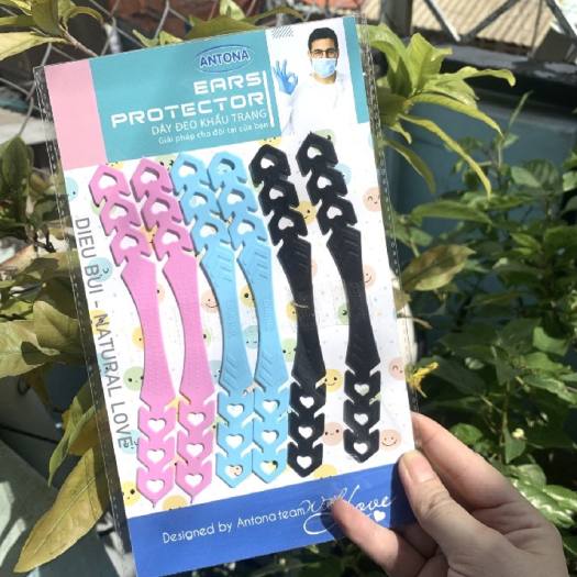 Dây Đeo Khẩu Trang ANTONA, Tai Giả Chống Đau Tai, Dây Đeo Khẩu Trang Y Tế Chống Đau Tai, Day Deo Khau Trang, Day Deo Khau Trang Chong Dau Tai, Thanh Nhựa Dẻo Chống Rơi, Không Có Mùi Nhựa, Quai Gài Khẩu Trang, Quai Silicone Mềm....