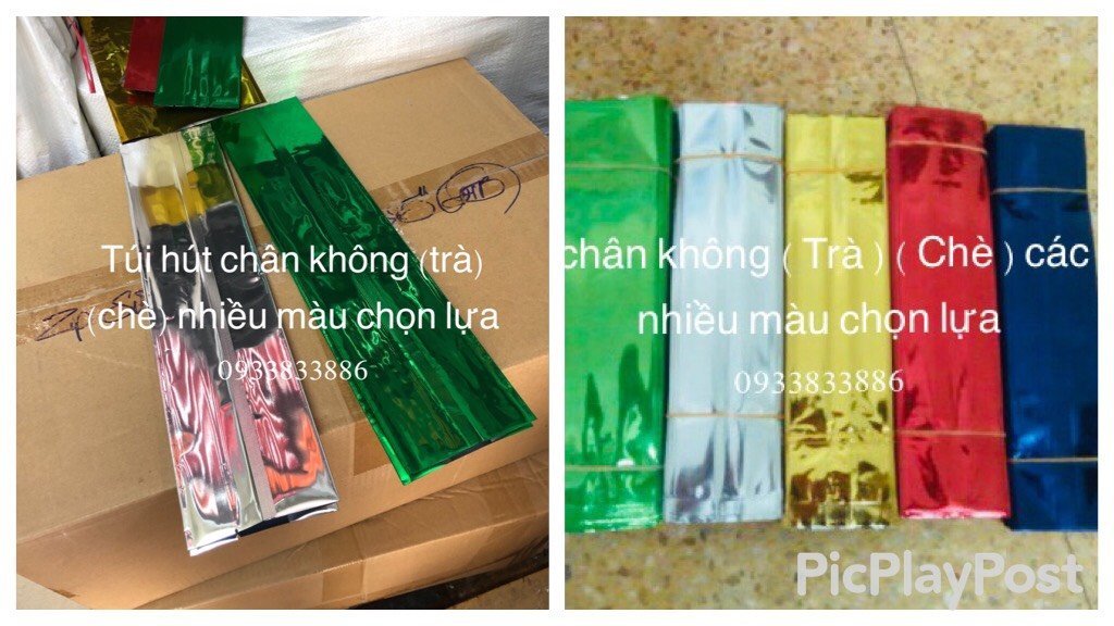 Túi hút chân không các loại... nhiều màu chọn lựa