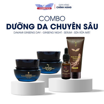 Combo dưỡng da Dakami Sâm Đen