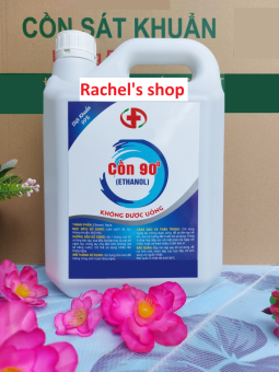 Dung dịch cồn sát khuẩn nhanh 90 độ 5 lít hương tự nhiên không mùi (không tem)