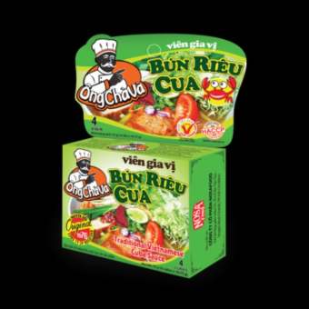 Viên gia vị Bún riêu cua lốc 12 viên
