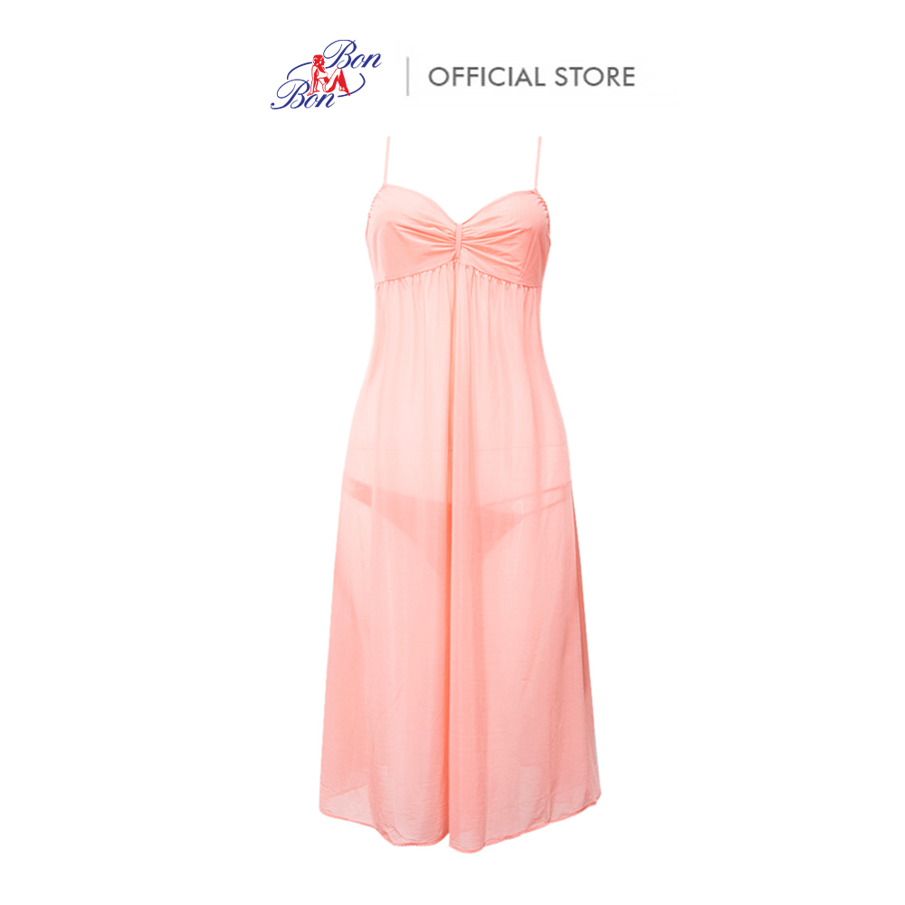 Đầm ngủ không cúp, vải thun bon bon - il9463
