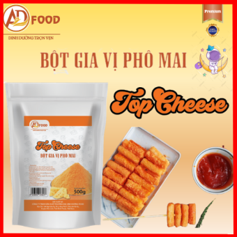 100g Bột phô mai Top Cheese vị mặn/vị ngọt siêu thơm béo, vị phô mai đặc biệt, ăn là ghiền, ăn trực tiếp, chuyên dùng cho các món chiên lắc, nướng