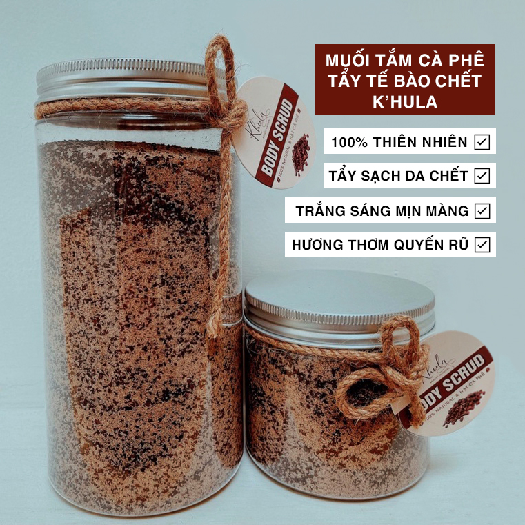Muối tẩy tế bào chết k'hula roxi beauty giúp tẩy da chết trắng sáng, mịn màng