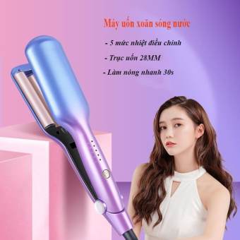 Máy Uốn Tóc Xoăn Sóng Nước 2 Trục size 22mm 5 Mức Nhiệt UT07