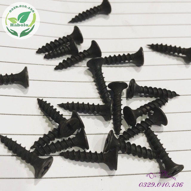 Đinh vít đen dài 1.5cm bắn thạch cao, đinh vít gỗ.