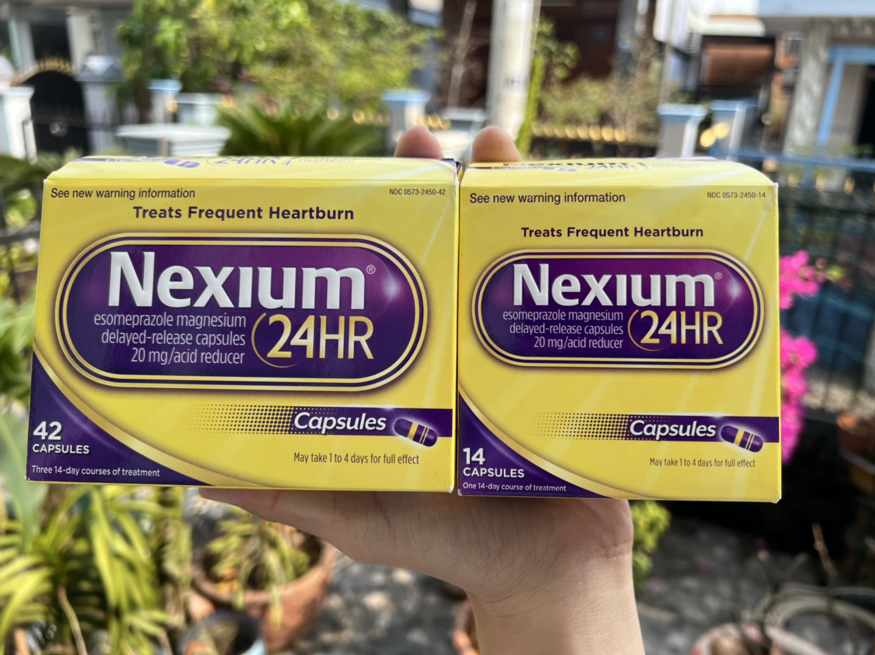 Ne xium 24hr mỹ hộp 14 viên và 42 viên. date 2024 2025