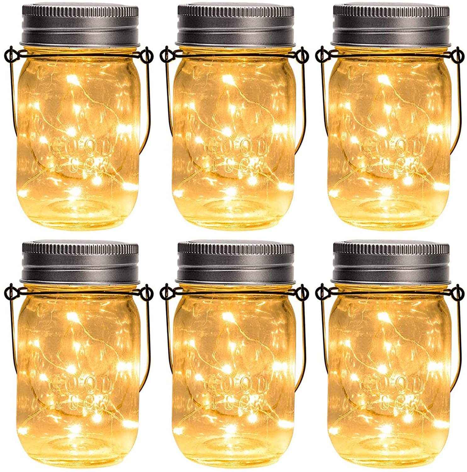 mini mason jar solar lights