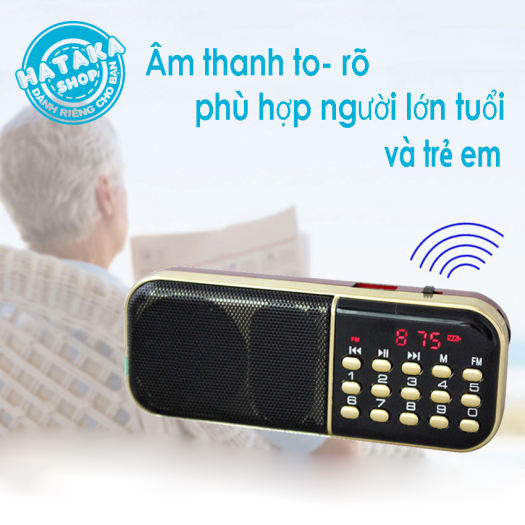 Loa Đài nghe thẻ nhớ, USB, FM, máy tắm ngôn ngữ, học tiếng anh