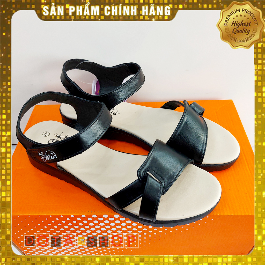 SANDAL QUAI HẬU NỮ BITIS DTW011388 - ĐEN