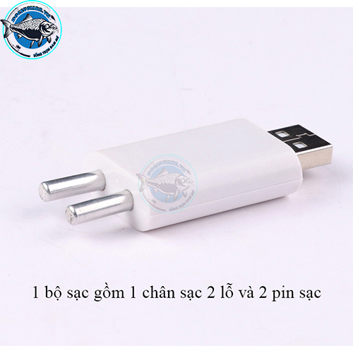 Bộ sạc pin phao điện câu đêm usb lir-425 – phao câu cá đồ câu giá rẻ store dpk015