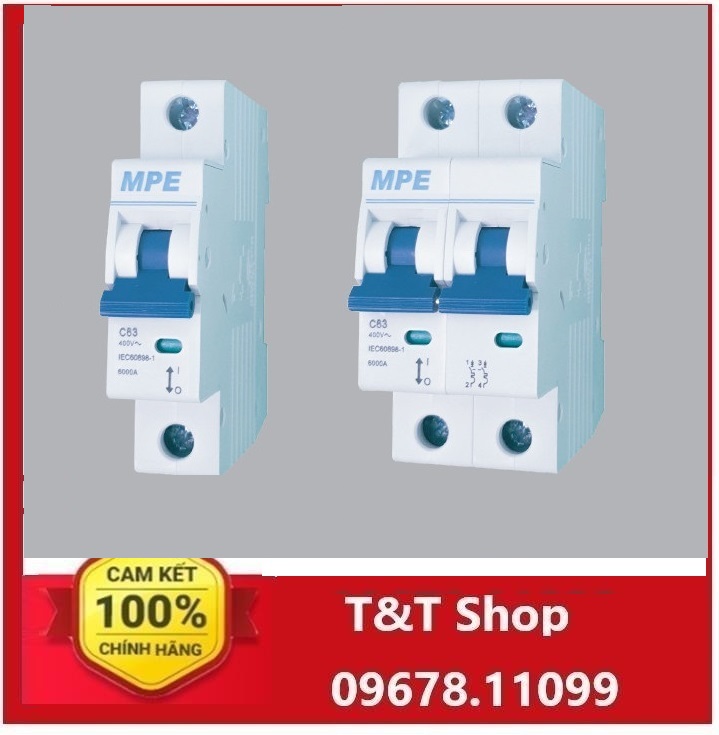Cầu dao tự động 2 pha mpe