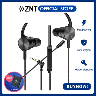 [NEW] ZNT XG Wired Gaming Earphones In Ear Headphones No Delay Deep Bass Headset with Mic Sport PUBG For GAMING PC/Phone (1)