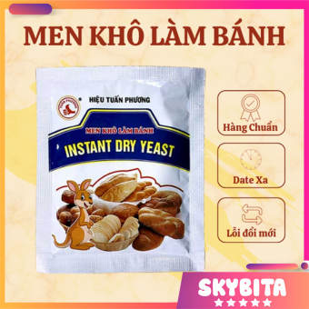Men nở/men khô làm bánh [gói 10gr] –  Bột nở con chuột chuyên dùng làm bánh mỳ, bánh bao