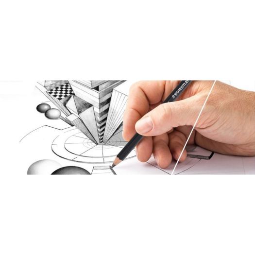 Bút chì Đức đen 2b 4b 6b 8b Steadtler