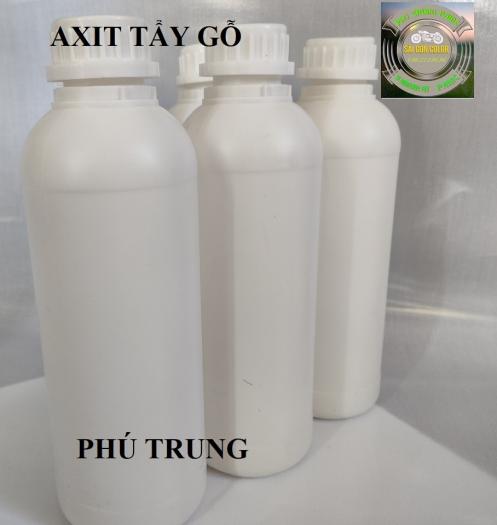 DUNG DỊCH AXIT TẨY GỖ DÙNG ĐỂ PHA VỚI BỘT KHAI 1 LÍT