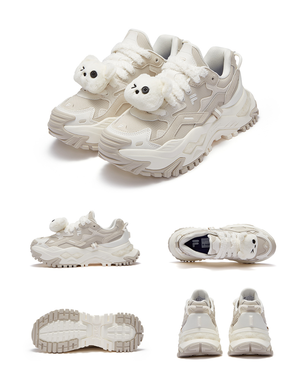 [NUOVA versione] Sneakers con piattaforma FILA FUSION BIANCO/BIANCO III da donna