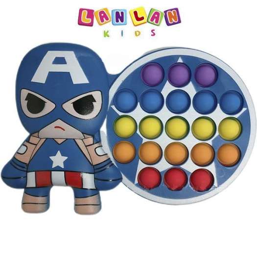 Đồ chơi bóp bong bóng Pop it giảm căng thẳng bằng silicon nhiều kiểu dáng độc đáo slime cho bé LANLAN KIDS