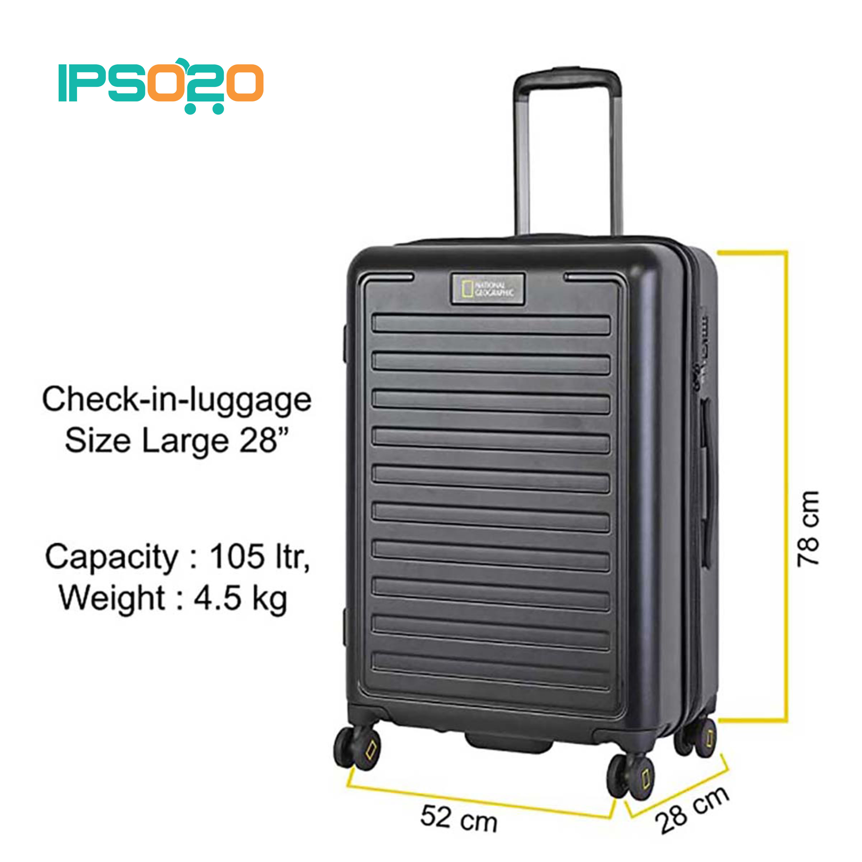 28 inch luggage dimension online