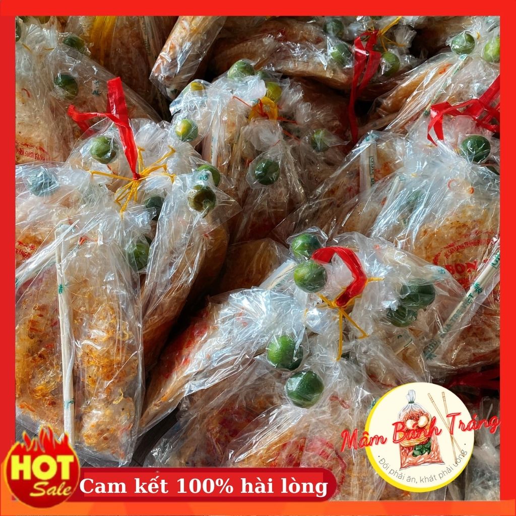 Xâu bánh tráng phơi sương trộn sẵn bánh tráng trộn sẵn Tây Ninh - 04100069
