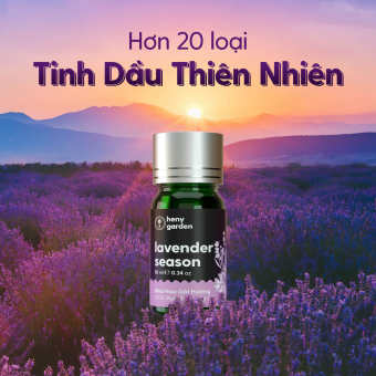 Tinh Dầu Thiên Nhiên Làm Nến Thơm Xông Thơm Phòng Kèm Video Hướng Dẫn Làm Nến Thơm - Có Kiểm Định Chất Lượng QUATEST 3 - Nguyên Liệu Làm Nến Thơm Dụng Cụ Làm Nến Sáp Làm Nến Heny Garden - Tặng Mẫu Thử Tinh Dầu