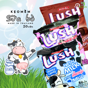 Kẹo sữa bò LUSH Thái Lan - túi 140gr - Soft milk candy