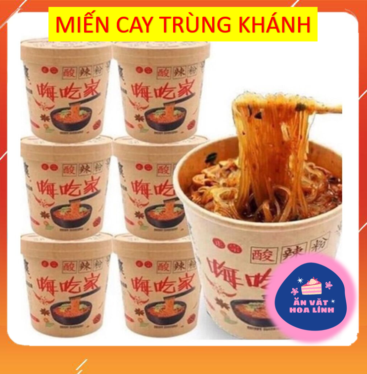 1 thùng 6 hộp miến chua cay trùng khánh