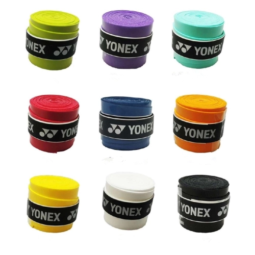 ราคาและรีวิวYonex AC102EX Overgrip โอเวอร์กริป Yonex Thin Grip ด้ามจับแบบบาง กริปพันด้าม yonex ไม้แบดมินตัน ถูกที่สุด แบบเรียบ ผิวหนึบ สินค้าขายดี แพ็คส่งภายใน 24 ชม Rubber ยาง