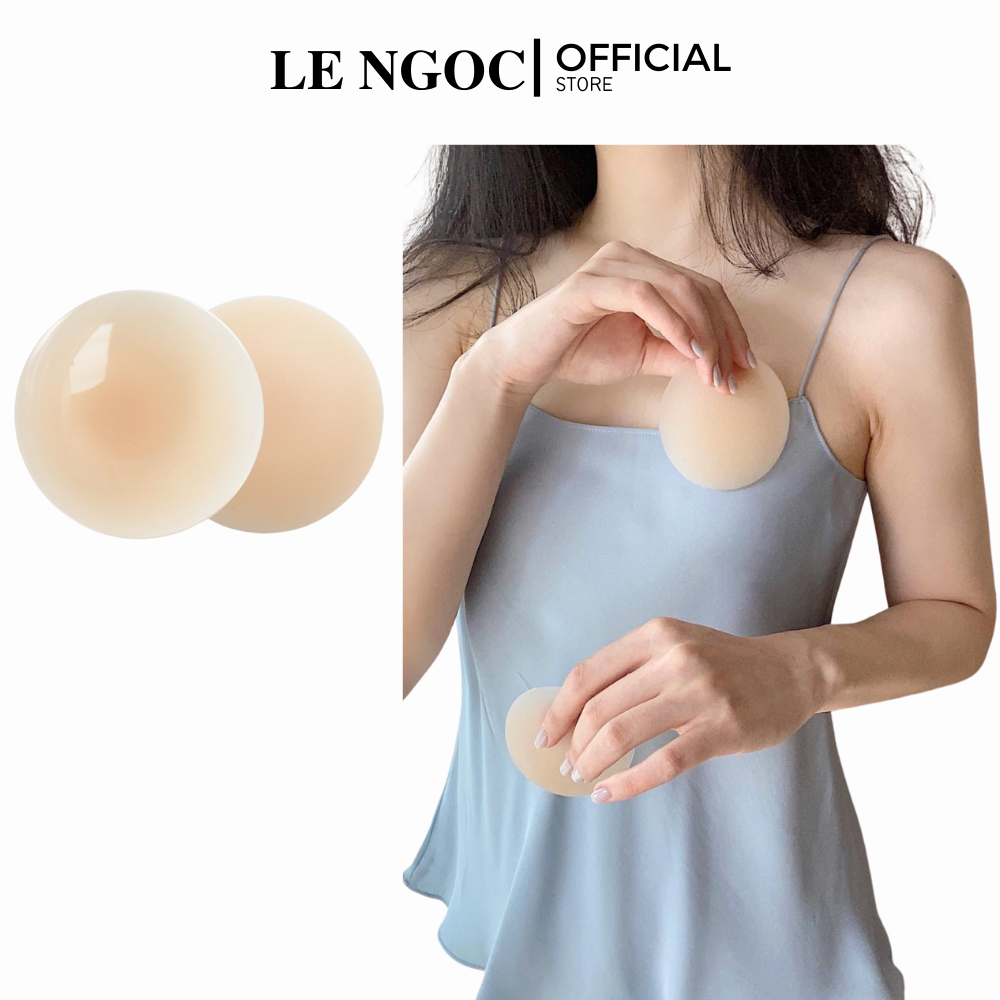 Miếng dán đầu ti, miếng dán ngực tàn hình silicon che đầu ti có thể tái sử dụng nhiều lần- LN009