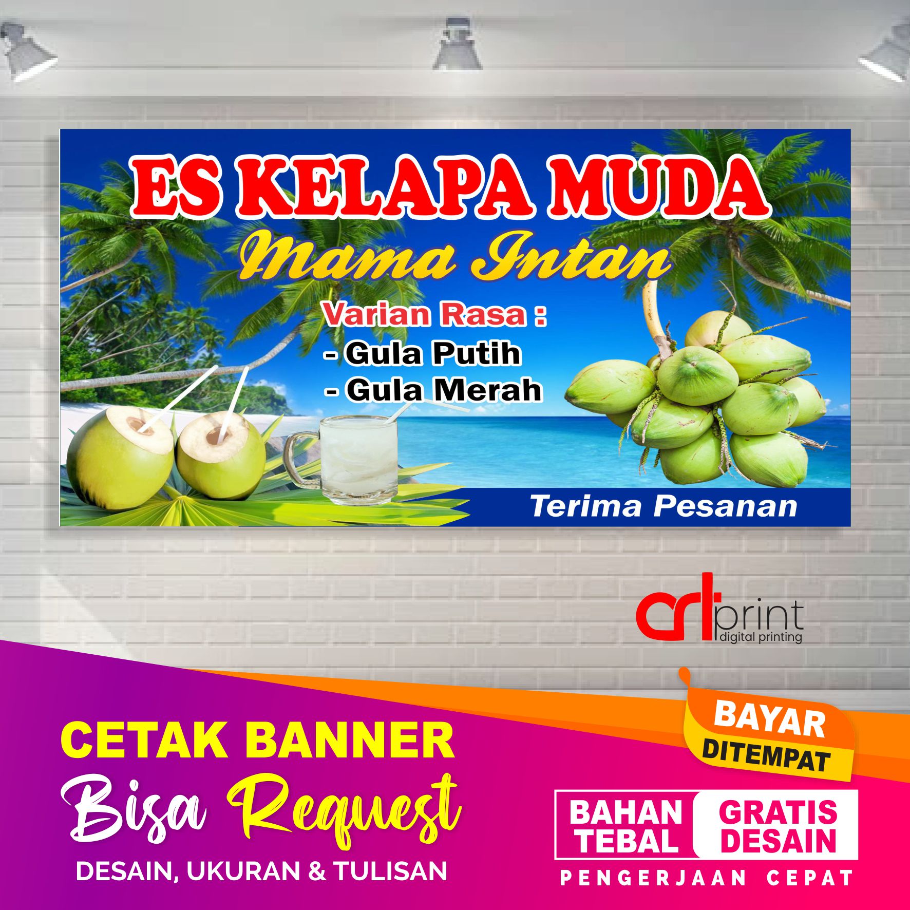 Tutorial Desain Banner Es Kelapa Muda Di Pixellab 56 Off 6198