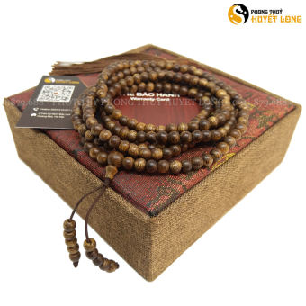 Chuỗi Hạt Trầm Hương 4ly 216 Hạt, Vòng Tay Trầm Hương Rừng Tự Nhiên 4ly 216 Hạt, Chuỗi Trầm, Vòng Trầm Phong Thủy, Mang Lại May Mắn, Tặng Hộp Gỗ