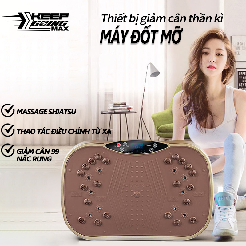 Máy chạy bộ Thể Thao & Du Lịch Thể Thao & Thể Hình Máy tập thể thao rung thương hiệu SKM 99 cấp độ rung tùy chỉnh tốc độ theo ý thích máy tập thể thao thông minh