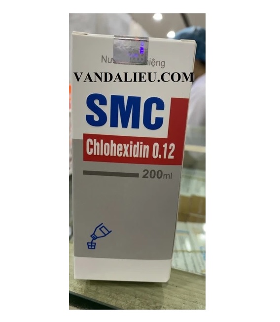 Nước xúc miệng smc chlohexidin 0.12 - 200ml