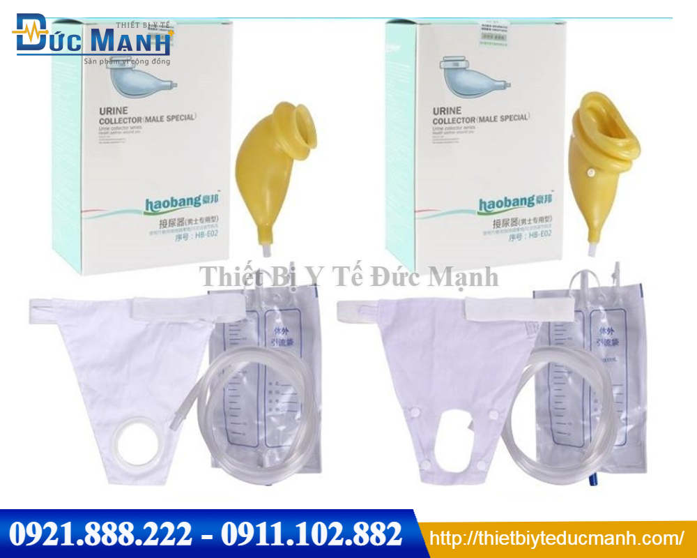 Dụng cụ đi tiểu cho bệnh nhân nam và nữ