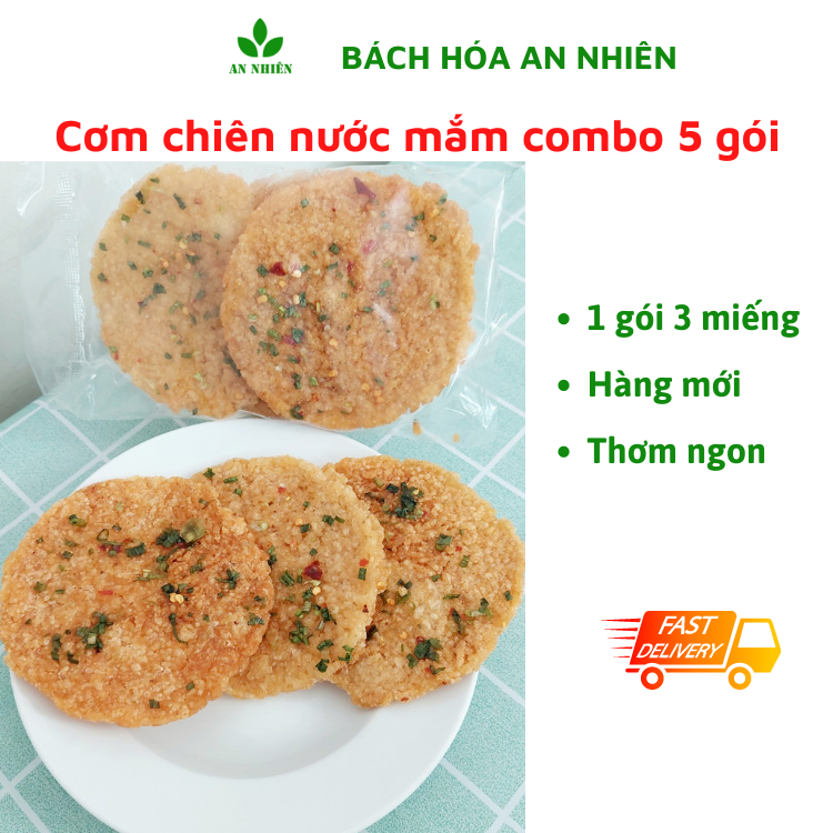 Cơm cháy mắm hành đồ ăn vặt An Nhiên