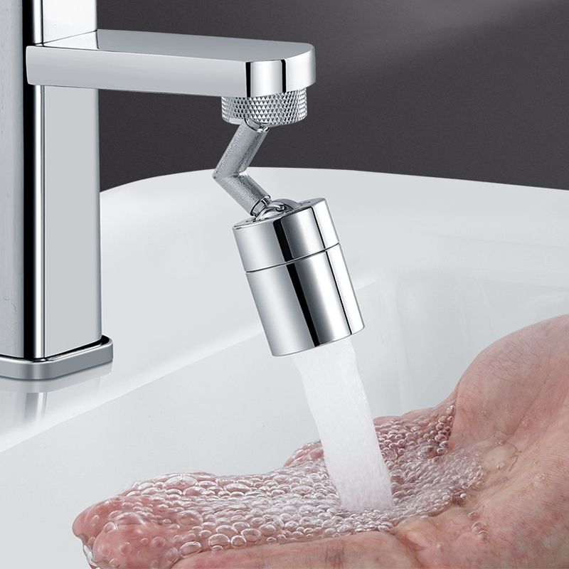 Đầu nối vòi nước, vòi lavabo tăng áp Inox bóng xoay 720 độ đa chiều dùng cho vòi lavabo, bồn rửa bát tiện dụng