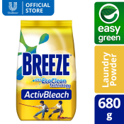 Breeze Powder Detergent ActivBleach 680g
