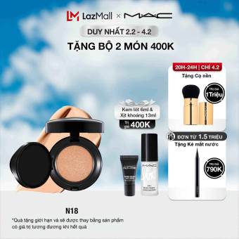 Phấn nước che phủ toàn diện và bền màu 24 giờ MAC Studio Fix Complete Coverage Cushion SPF50/PA++++ 12g