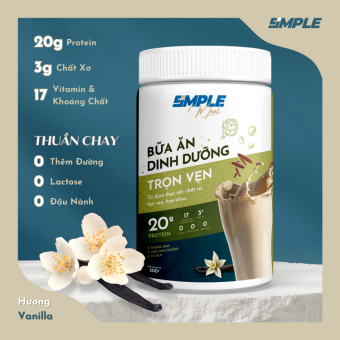 Simple Meal Bột Uống Thay Thế Bữa Ăn Hương Vanilla