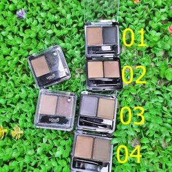 Bột kẻ, tán chân mày 2 ô Uouo chuẩn màu đẹp – HUKB577