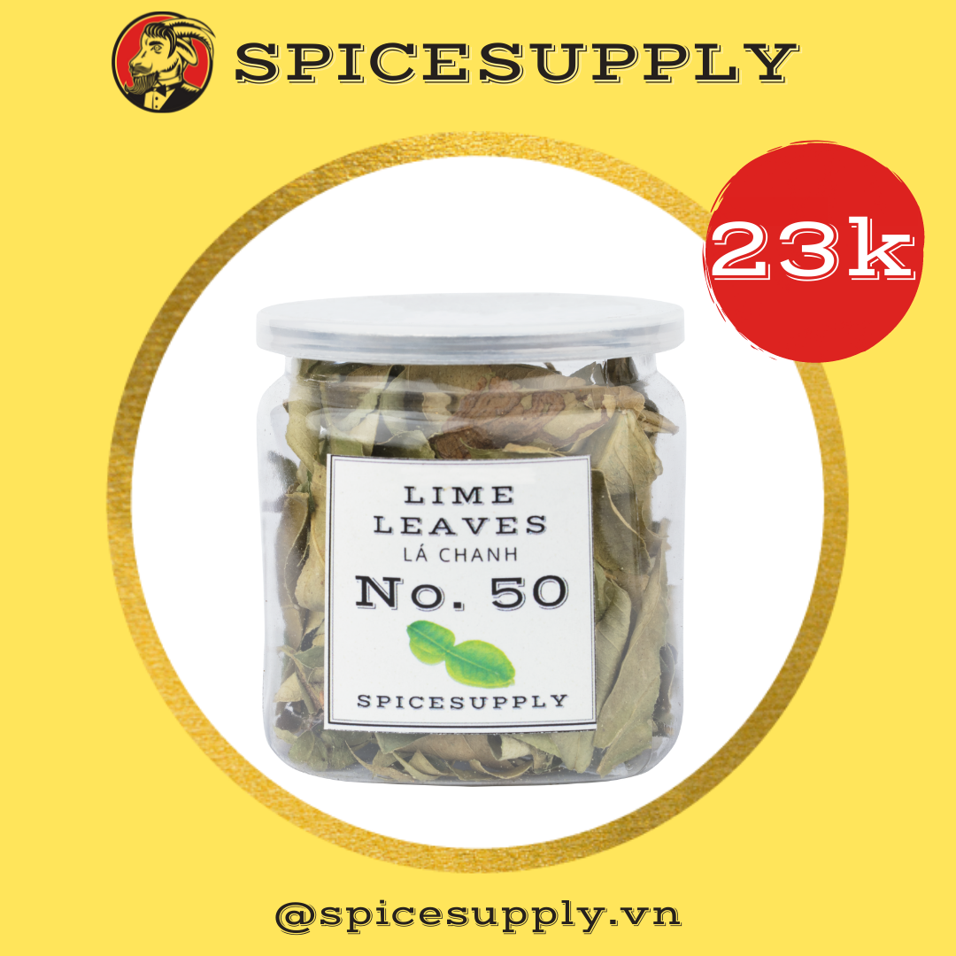 [HCM]Hũ 20g Lime Leaves - Lá Chanh SPICESUPPLY Việt Nam Sấy Lạnh Làm Khô Gà Và Các Món Á