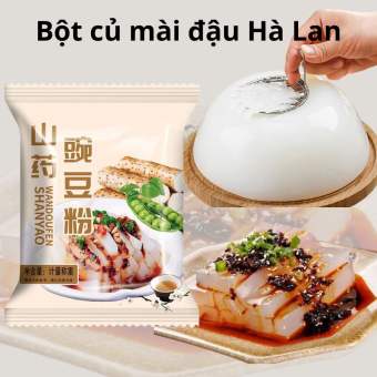 bột củ mài đậu hà lan 45g làm mì thạch liang fen có thể dùng thay bột năng山药豌豆粉凉粉