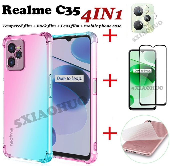 (4in1) For OPPO Realme C35 pho...