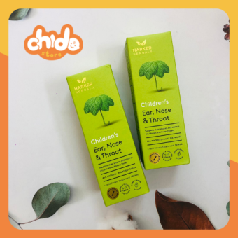 [Chính hãng] Siro Harker Herbals xanh lá tai mũi họng cho bé