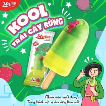 Kem Merino kool trái cây rừng