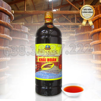 Nước mắm Phú quốc KHẢI HOÀN 40 độ đạm chai 1L