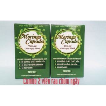 Combo 2 Viên Rau Chùm Ngây Moris 120v