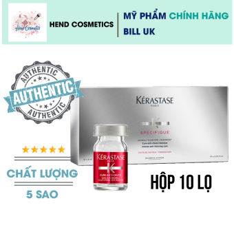 HUYẾT THANH CHỐNG RỤNG VÀ MỌC TÓC KERASTASE CURE ANTI CHUTE (Hộp 10 lọ)